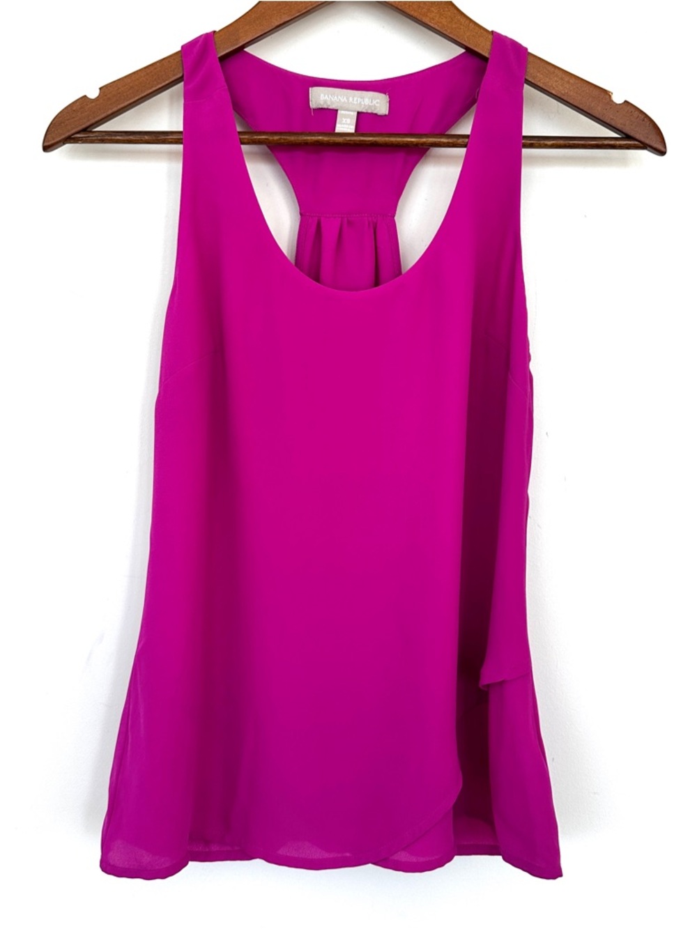 Banana Republic Bright Fuchsia Racerback Sleeveless Top